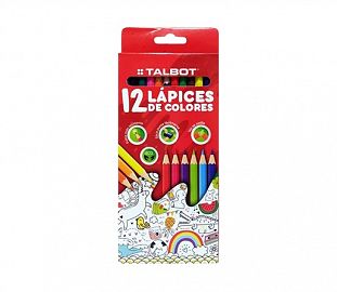 LAPIZ DE COLOR TALBOT ECO CJ X12